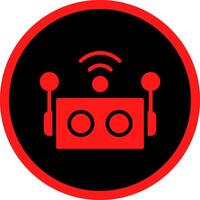 Smart Robotic Creative Icon Design vector