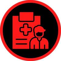 Health Inspector Creative Icon Design vector