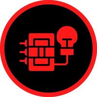 Circuit Creative Icon Design vector