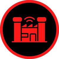 Smart Factory Creative Icon Design vector