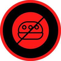 No Food Creative Icon Design vector