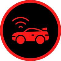 Smart Car Creative Icon Design vector