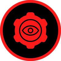 Eye Setting Creative Icon Design vector
