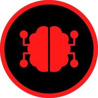 Neurons Circuit Creative Icon Design vector