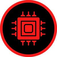 Processor Creative Icon Design vector