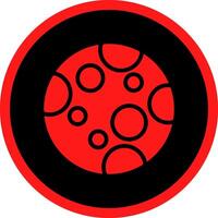 Moon Creative Icon Design vector