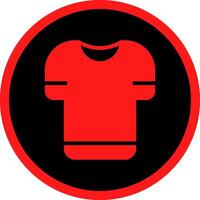 Glyph Red Icons Design vector