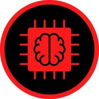 Super Brain Creative Icon Design vector