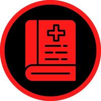 Glyph Red Icons Design vector
