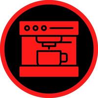 Coffee Machine Creative Icon Design vector
