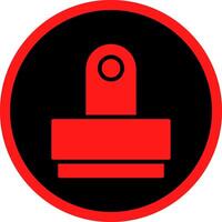 Stamp Creative Icon Design vector