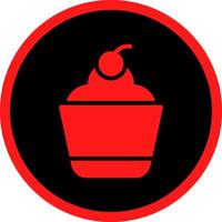 Cupcake Creative Icon Design vector