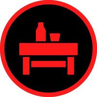 Table Creative Icon Design vector