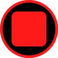Glyph Red Icons Design vector