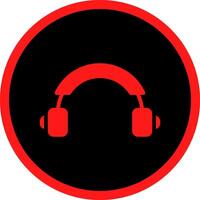 Headphone Creative Icon Design vector