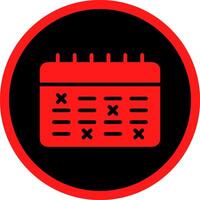 Schedule Creative Icon Design vector
