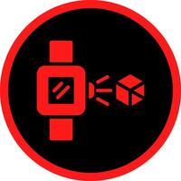 Holo Smart Watch Creative Icon Design vector