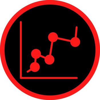 marcado dispersión con suave líneas creativo icono diseño vector