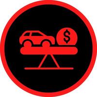 Fair Market Value Creative Icon Design vector