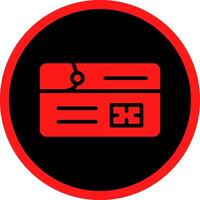 Debit Card Creative Icon Design vector