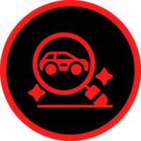 Car Finder Creative Icon Design vector