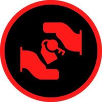 Closed End Lease Creative Icon Design vector