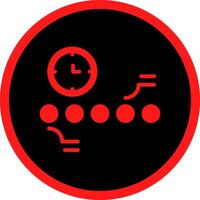 Circle Accent Timeline Creative Icon Design vector