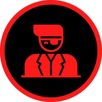 Eye Patch Creative Icon Design vector