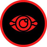 Cataract Creative Icon Design vector