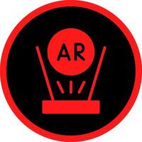 Augmented Reality Creative Icon Design vector