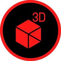 3D Object Creative Icon Design vector