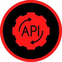 API Creative Icon Design vector