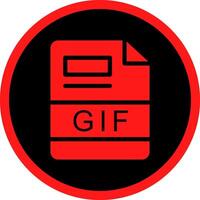 GIF Creative Icon Design vector