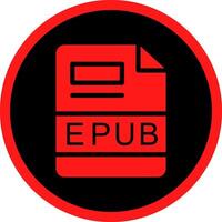 EPUB Creative Icon Design vector