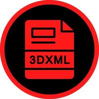 3DXML Creative Icon Design vector