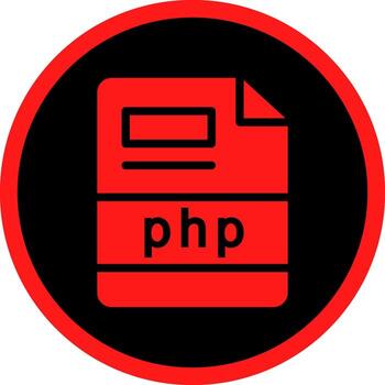 php Creative Icon Design vector