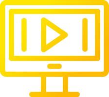 Video Marketing Creative Icon Design vector