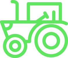 diseño de icono creativo de tractor vector