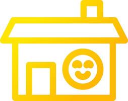 Happy Home Creative Icon Design vector