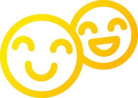 Happiness Creative Icon Design vector