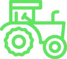 diseño de icono creativo de tractor vector