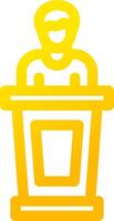 Witness Creative Icon Design vector