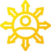 Influence Creative Icon Design vector