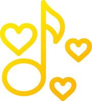 Love Song Creative Icon Design vector