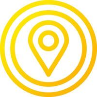 Location Pin Creative Icon Design vector