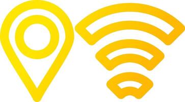 diseño de icono creativo wifi vector