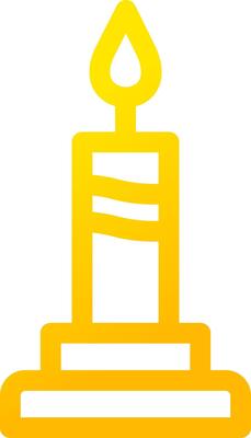 Candle Creative Icon Design