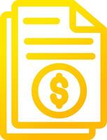 Bill Creative Icon Design vector