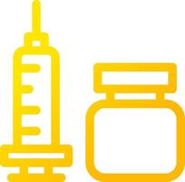 Vaccine Creative Icon Design vector