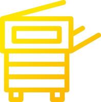 Copy Machine Creative Icon Design vector